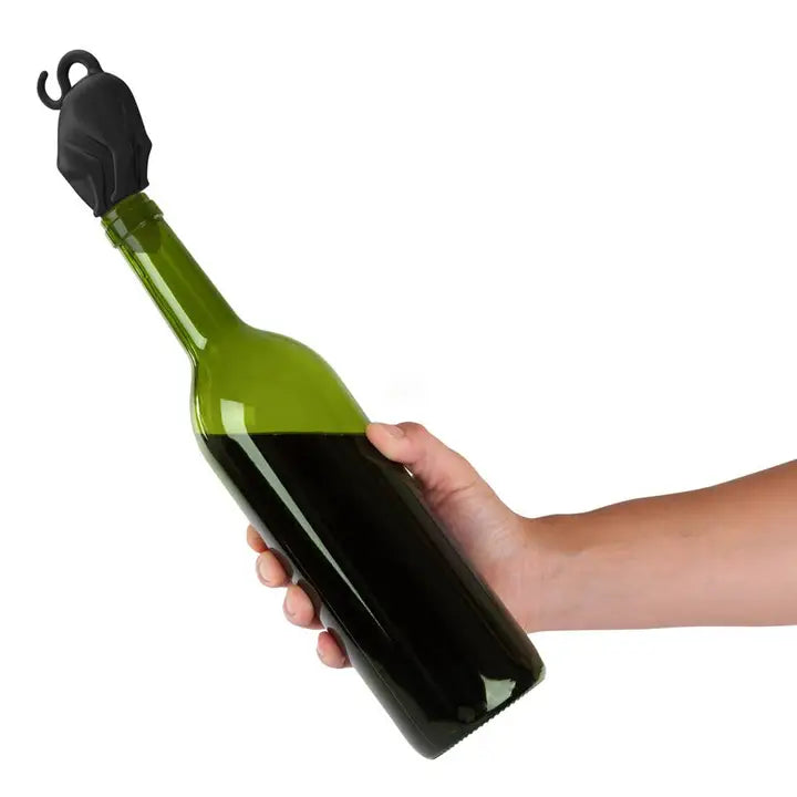 STOP KITTY BLACK CAT BOTTLE STOPPER
