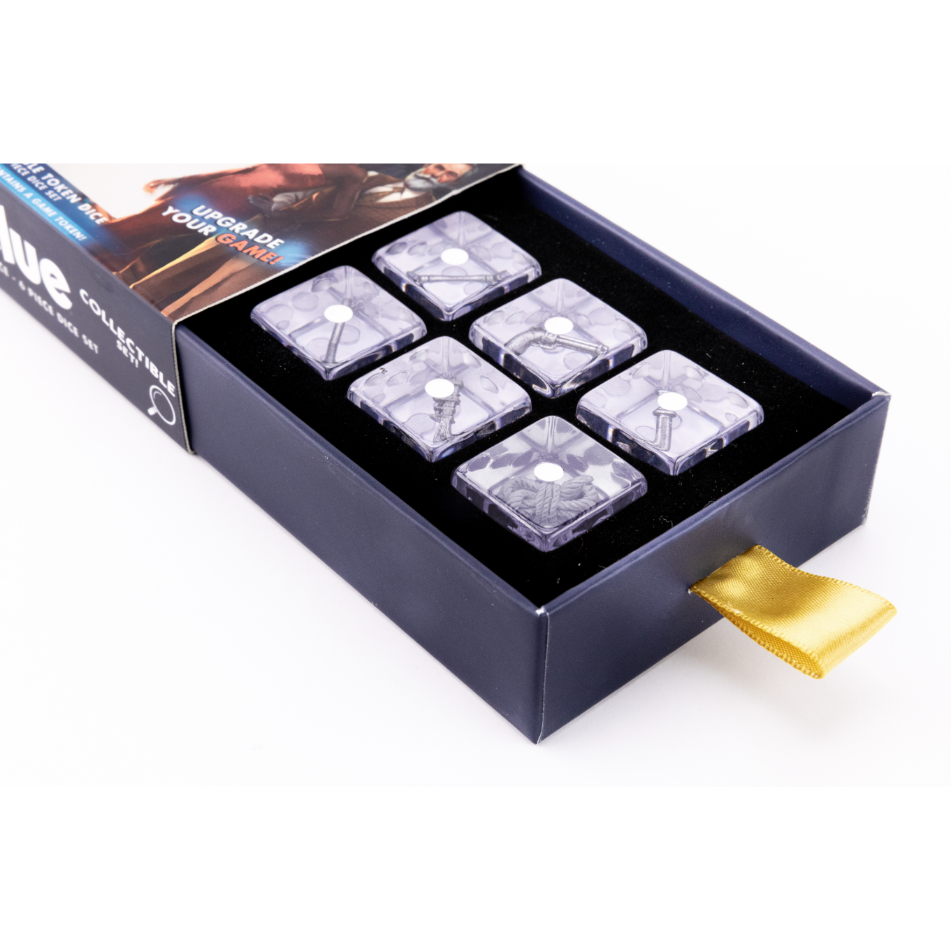 CLUE 22MM DICE SET: WEAPONS INCLUSIONS