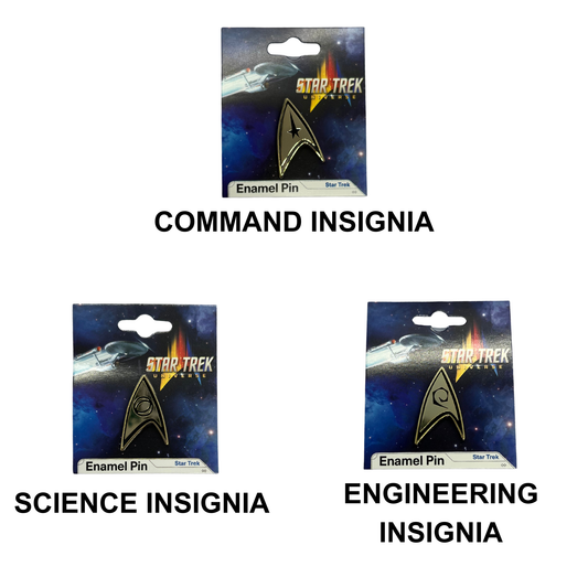 STAR TREK INSIGNIA ENAMEL PIN