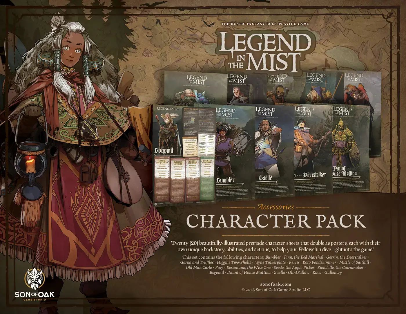 LEGEND IN THE MIST RPG CHARACTER PACK