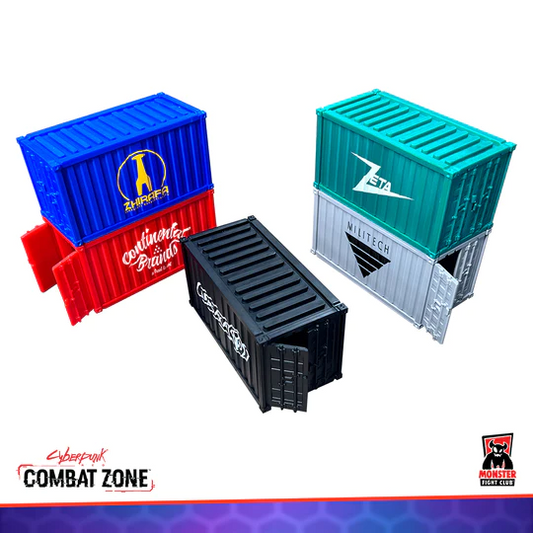 CYBERPUNK RED COMBAT ZONE: CARGO CONTAINERS