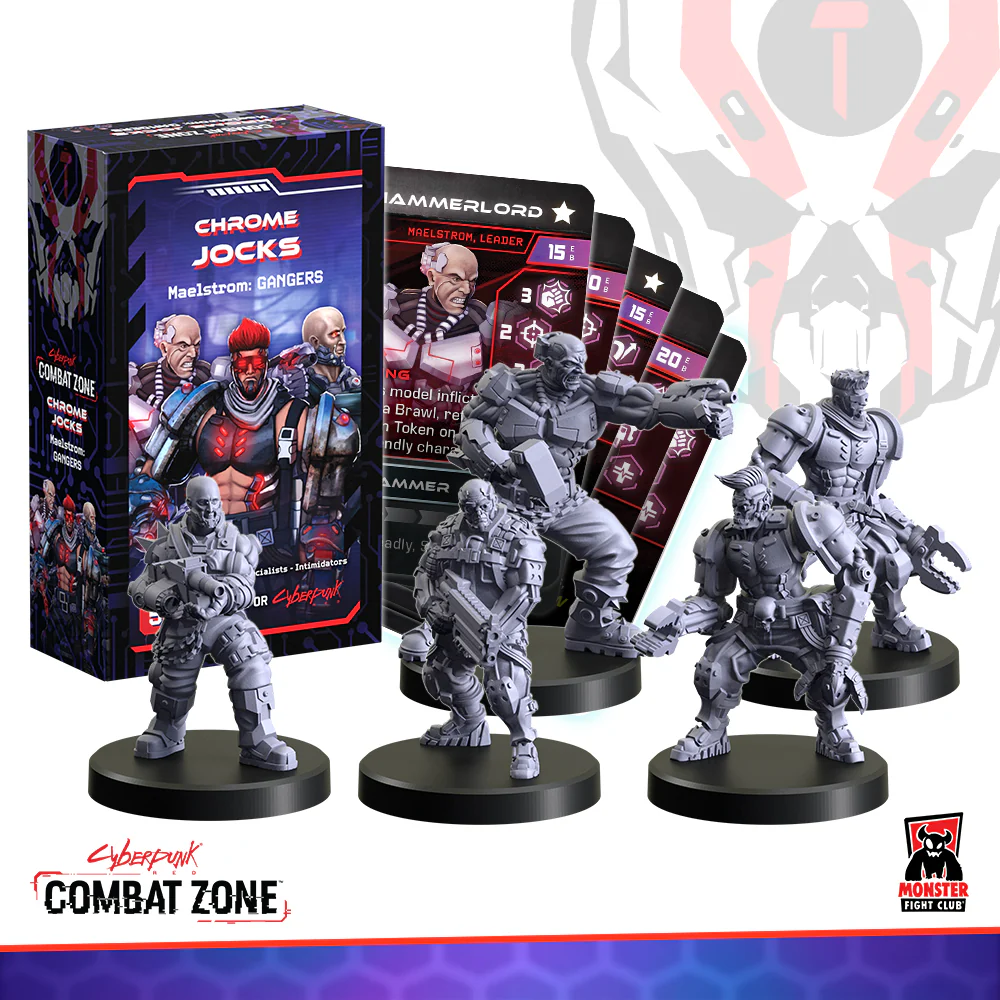CYBERPUNK RED COMBAT ZONE: CHROME JOCKS (GANGERS)
