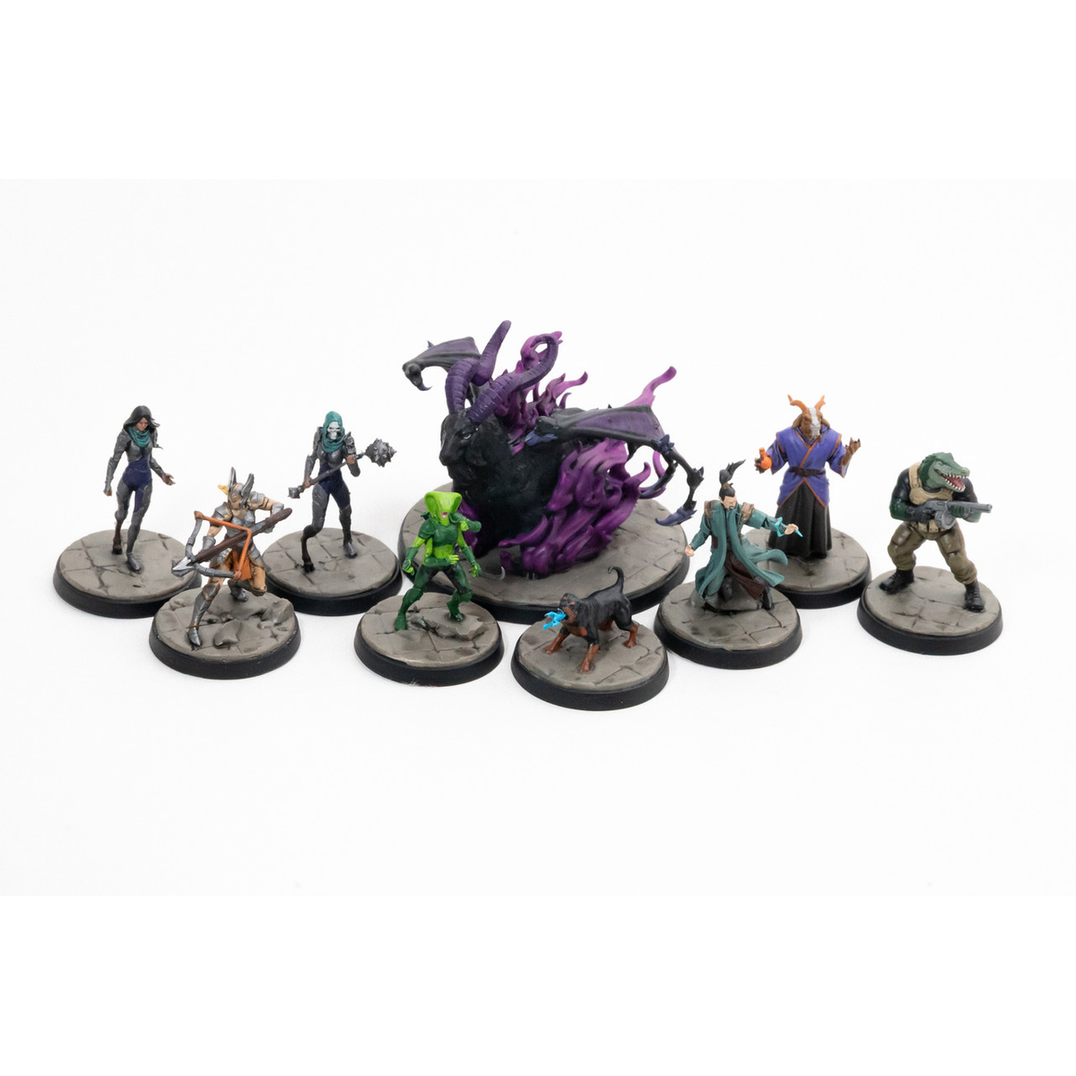 DUNGEON CRAWLER CARL RPG MINIATURES SET 2 ALLIES & ENEMIES