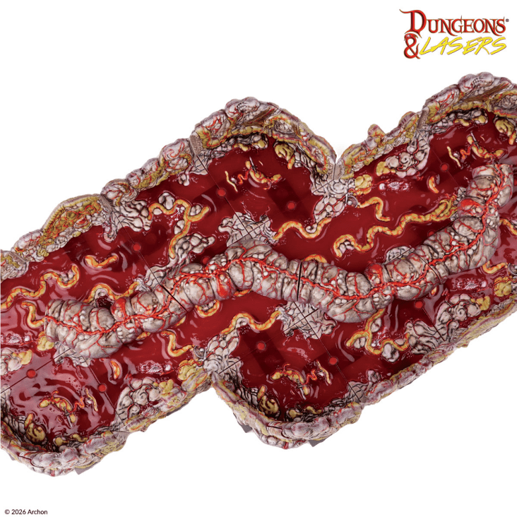DUNGEONS & LASERS PRE-PAINTED PRIMACAST CARNAGE TRACT