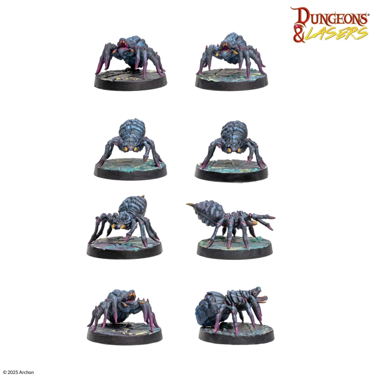 DUNGEONS & LASERS CAVE SPIDERS