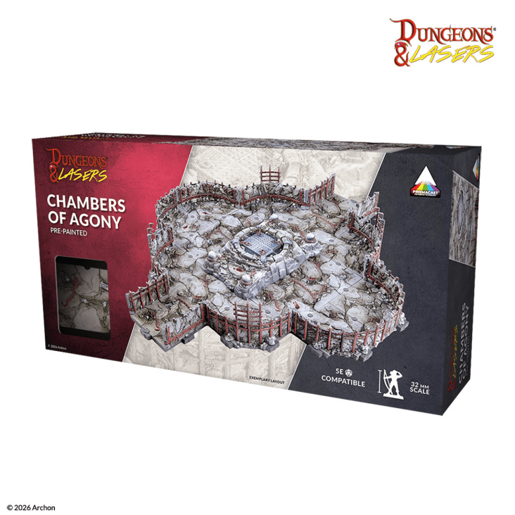 DUNGEONS & LASERS PRE-PAINTED PRIMACAST CHAMBERS OF AGONY