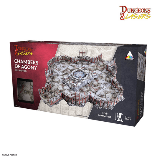 DUNGEONS & LASERS PRE-PAINTED PRIMACAST CHAMBERS OF AGONY