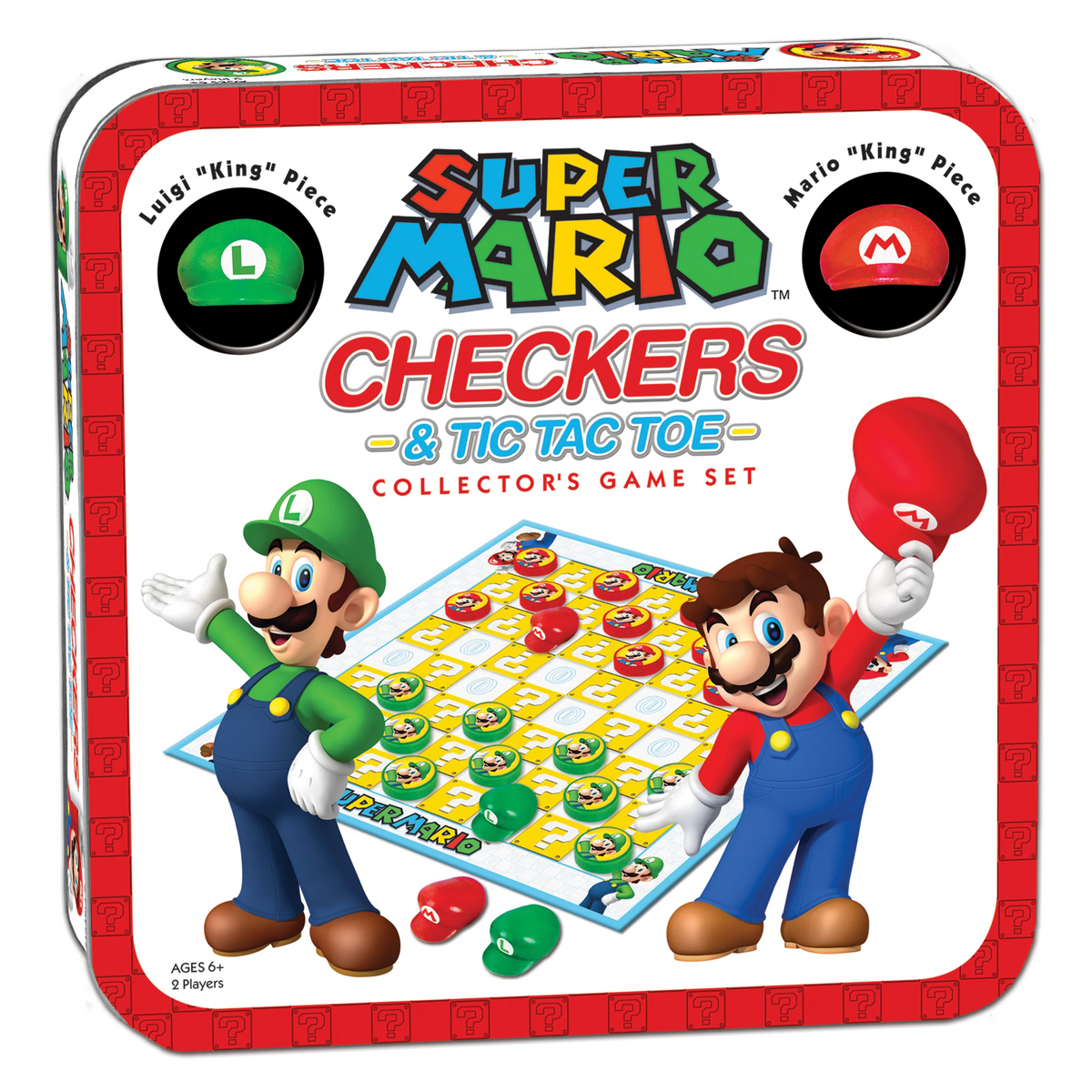 SUPER MARIO CHECKERS & TIC TAC TOE