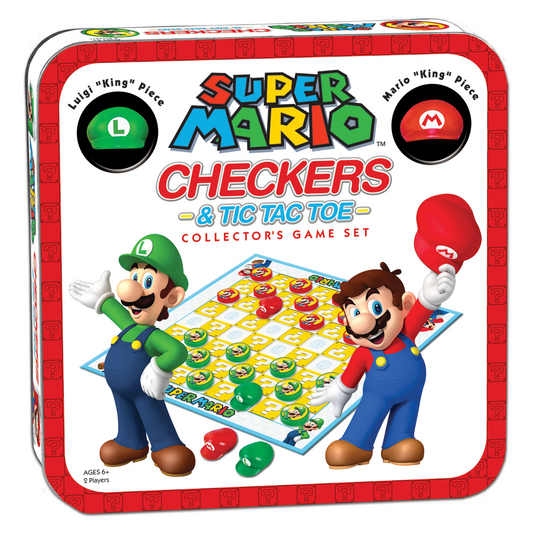 SUPER MARIO CHECKERS & TIC TAC TOE