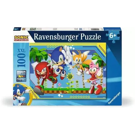 KNUCKLES, SONIC, TAILS, AMY 100PC XXL KIDS' PUZZLE