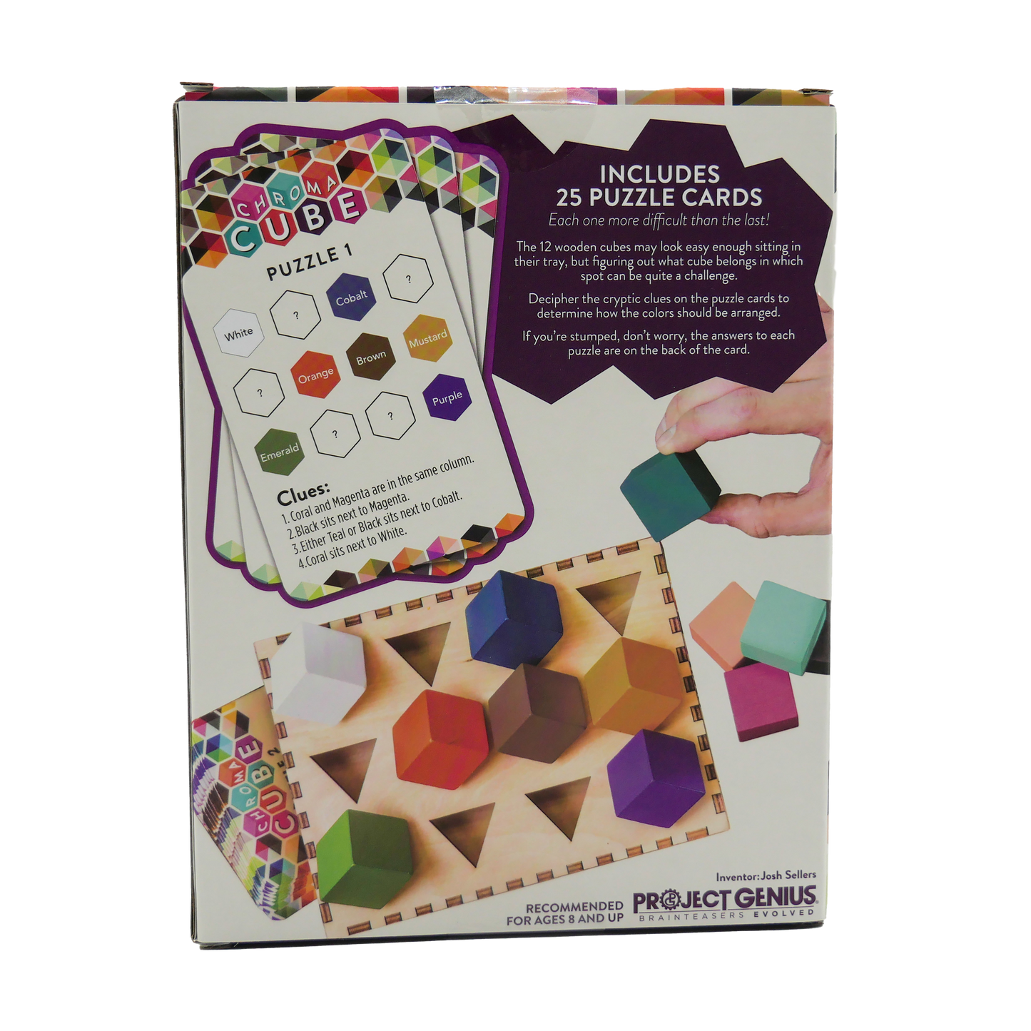 CHROMA CUBE COLORFUL LOGIC PUZZLE