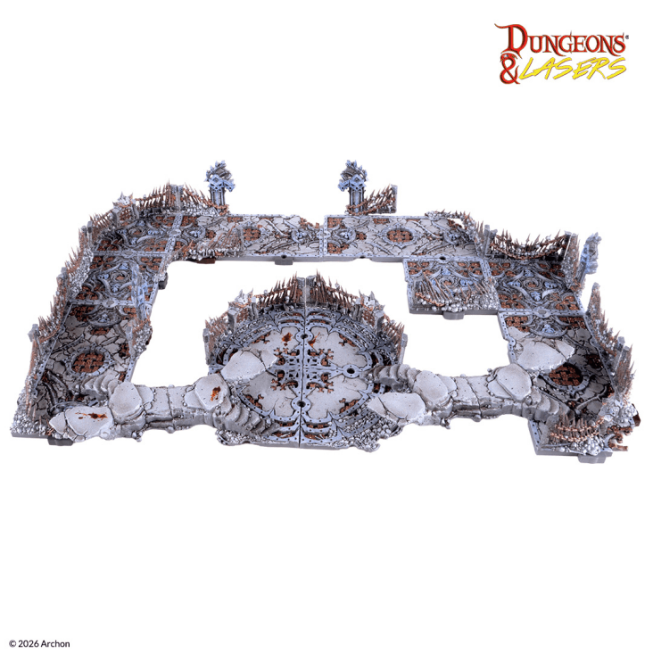 DUNGEONS & LASERS PRE-PAINTED PRIMACAST COMBAT ARENA