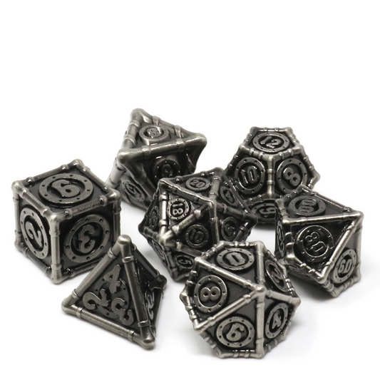 CONDUIT SILVER RPG METAL DICE SET
