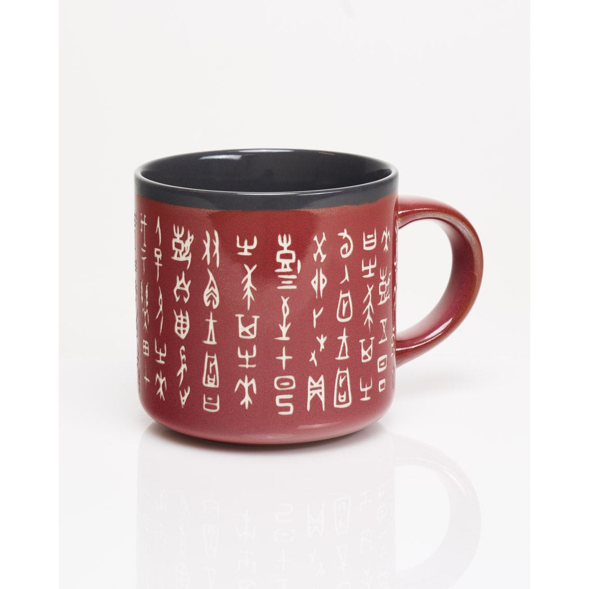 CHINESE ORACLE BONE SCRIPT MUG