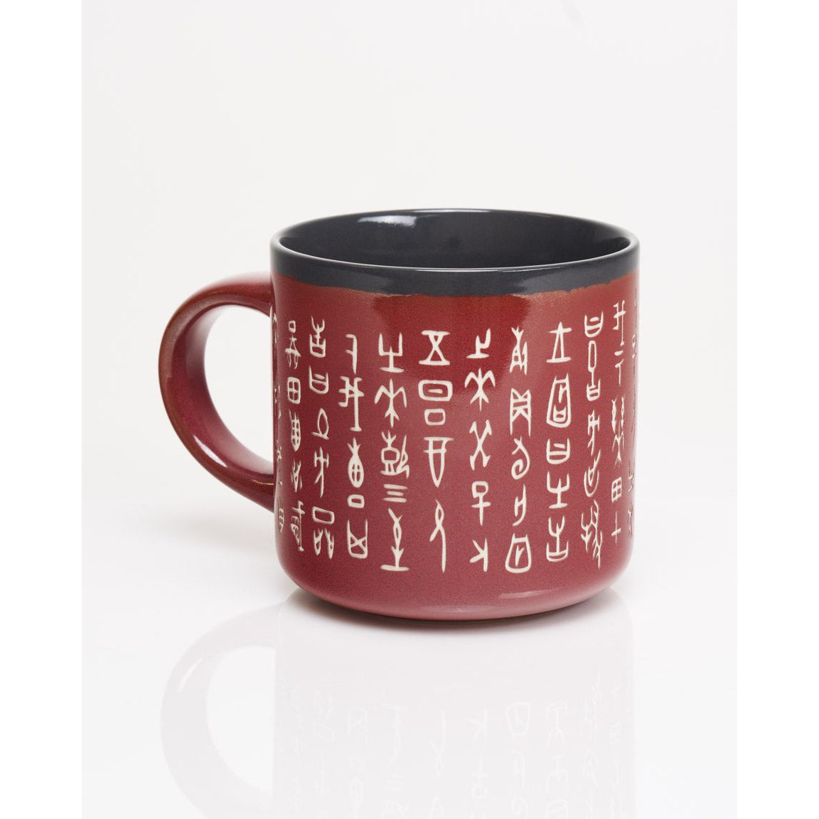 CHINESE ORACLE BONE SCRIPT MUG