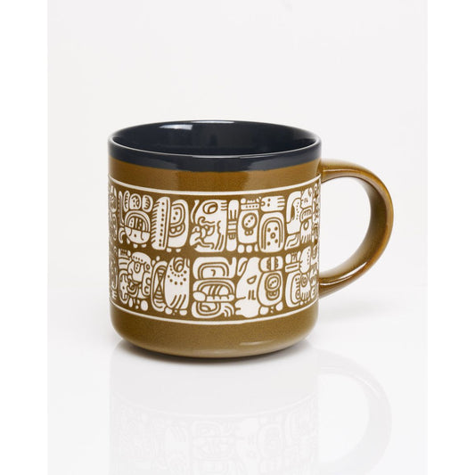 MAYAN SCRIPT SCRIPT MUG