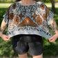 LUNA MOTH SCARF CROP TOP