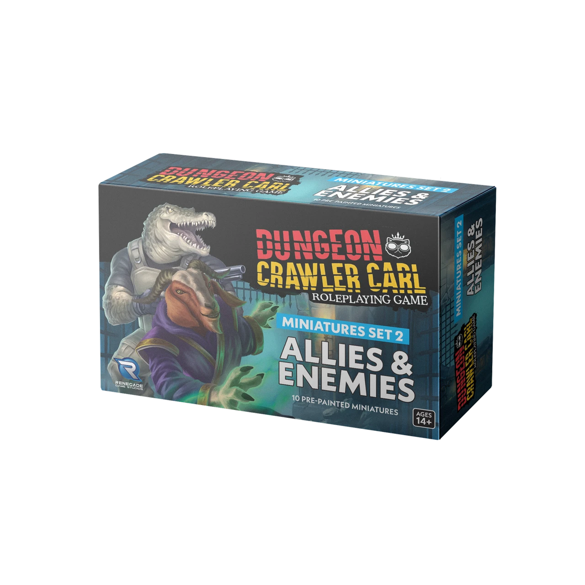DUNGEON CRAWLER CARL RPG MINIATURES SET 2 ALLIES & ENEMIES