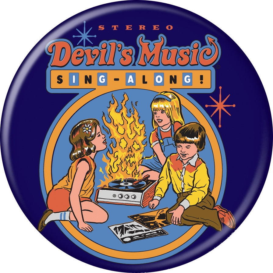 STEVEN RHODES CLASSIC 3 INCH BUTTON
