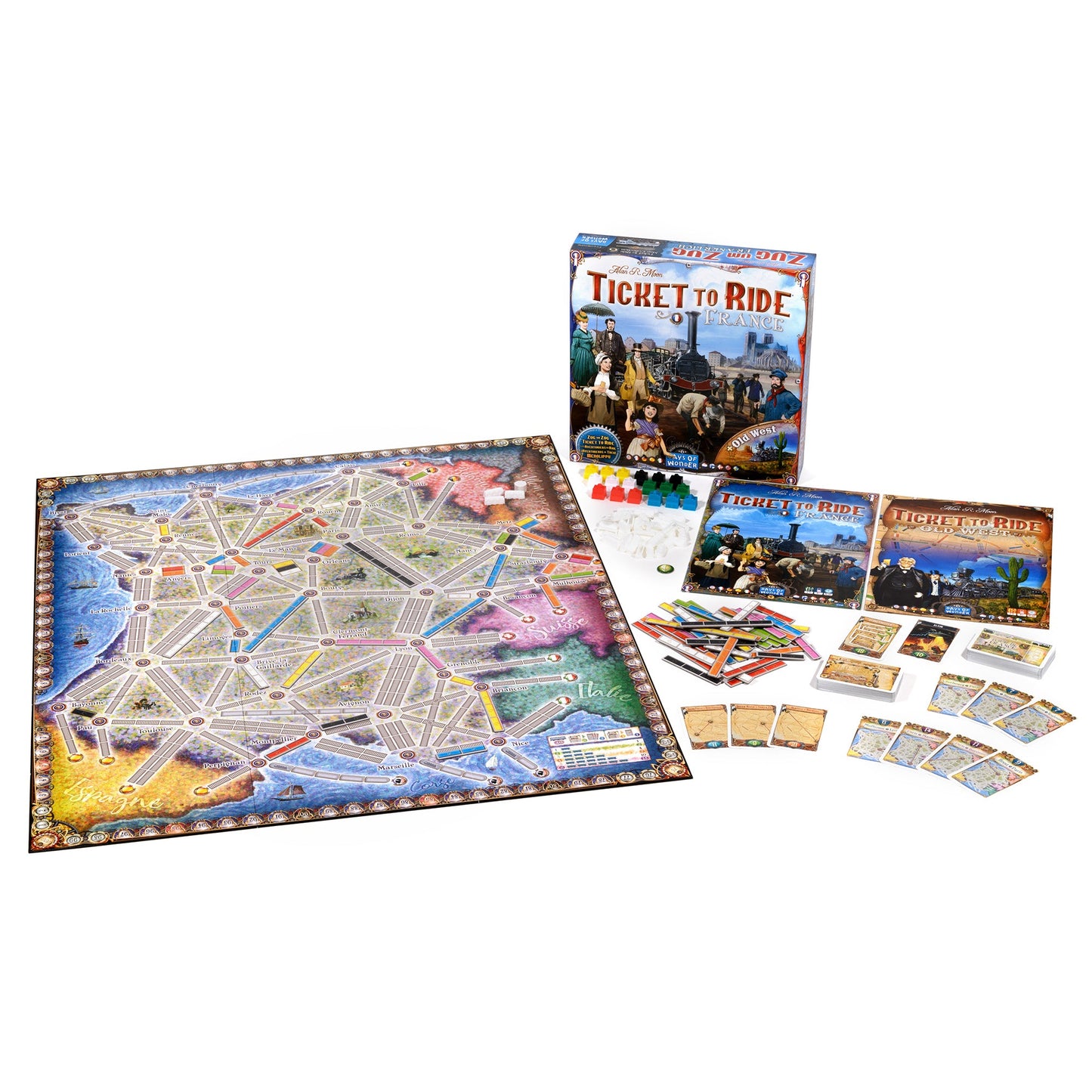 TICKET TO RIDE FRANCE/WILD WEST (MAP COLLECTION 6)