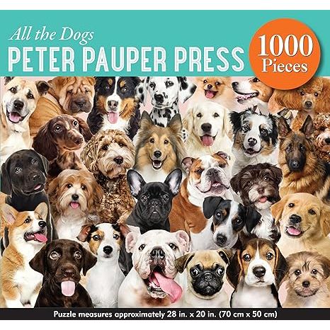 ALL THE DOGS 1000PC PUZZLE