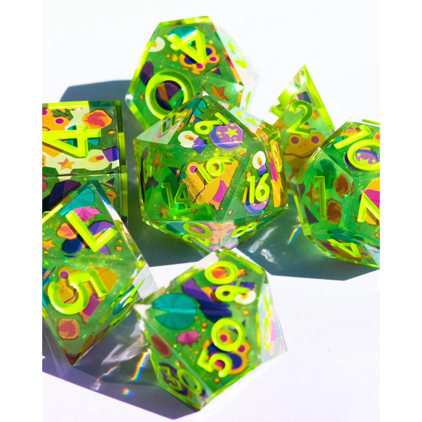 DISPEL HIGH ROLLERS x CLEVER TOAD ICONIC 7PC DICE SET