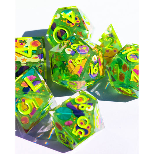 DISPEL HIGH ROLLERS x CLEVER TOAD ICONIC 7PC DICE SET