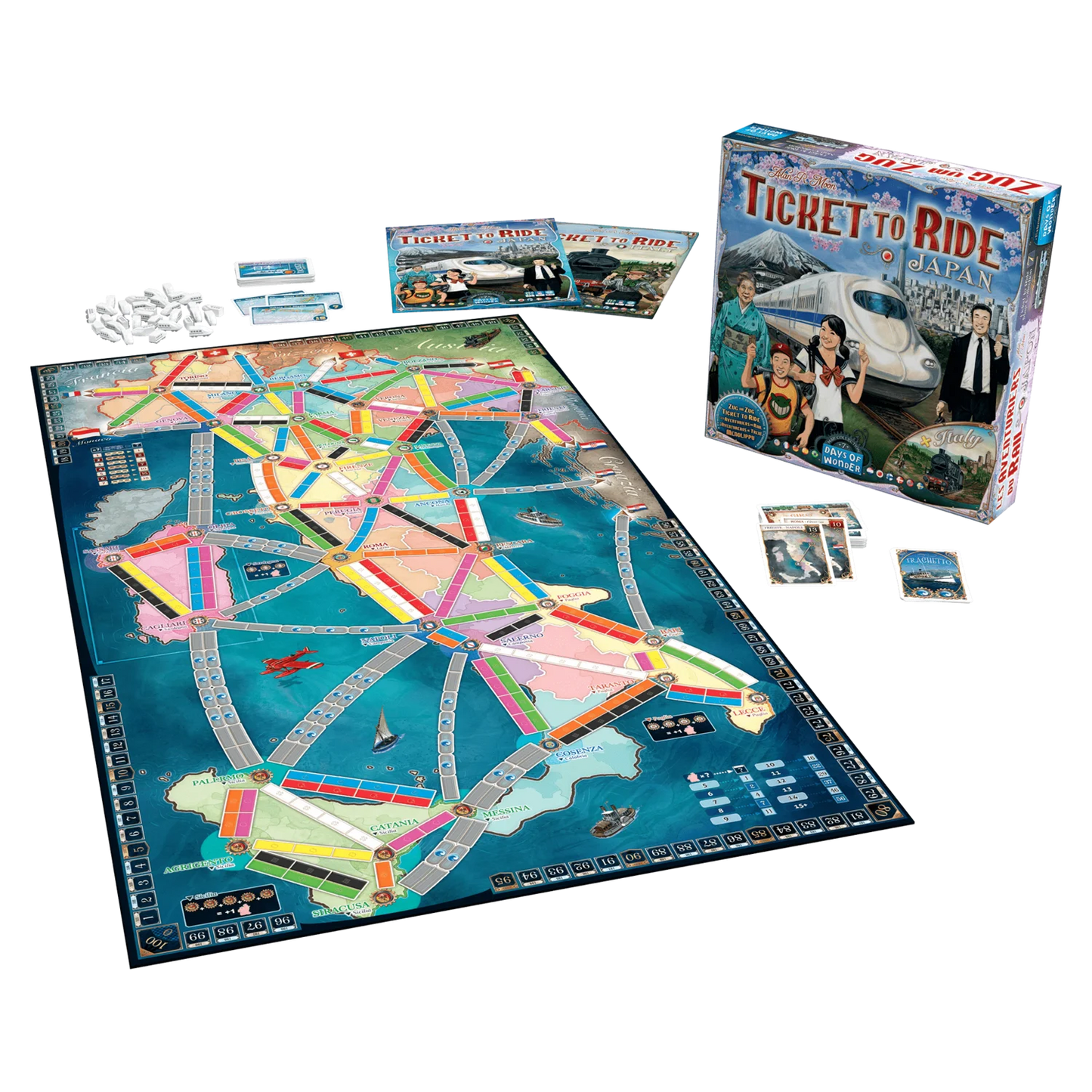 TICKET TO RIDE JAPAN+ITALY (MAP COLLECTION 7)