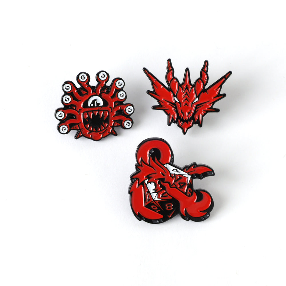 D&D MONSTERS PIN SET
