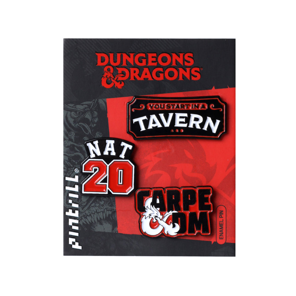 D&D PHRASES PIN SET