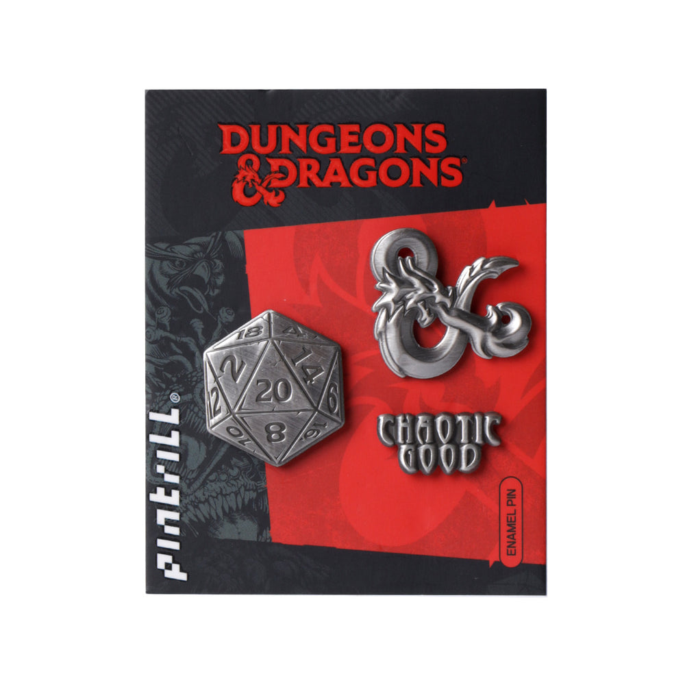 D&D SILVER PIN SET