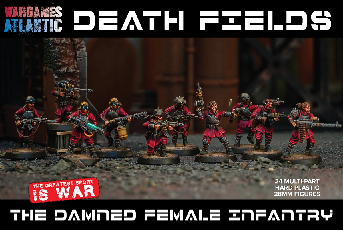 DEATH FIELDS THE DAMNED FEMALE INFANTRY