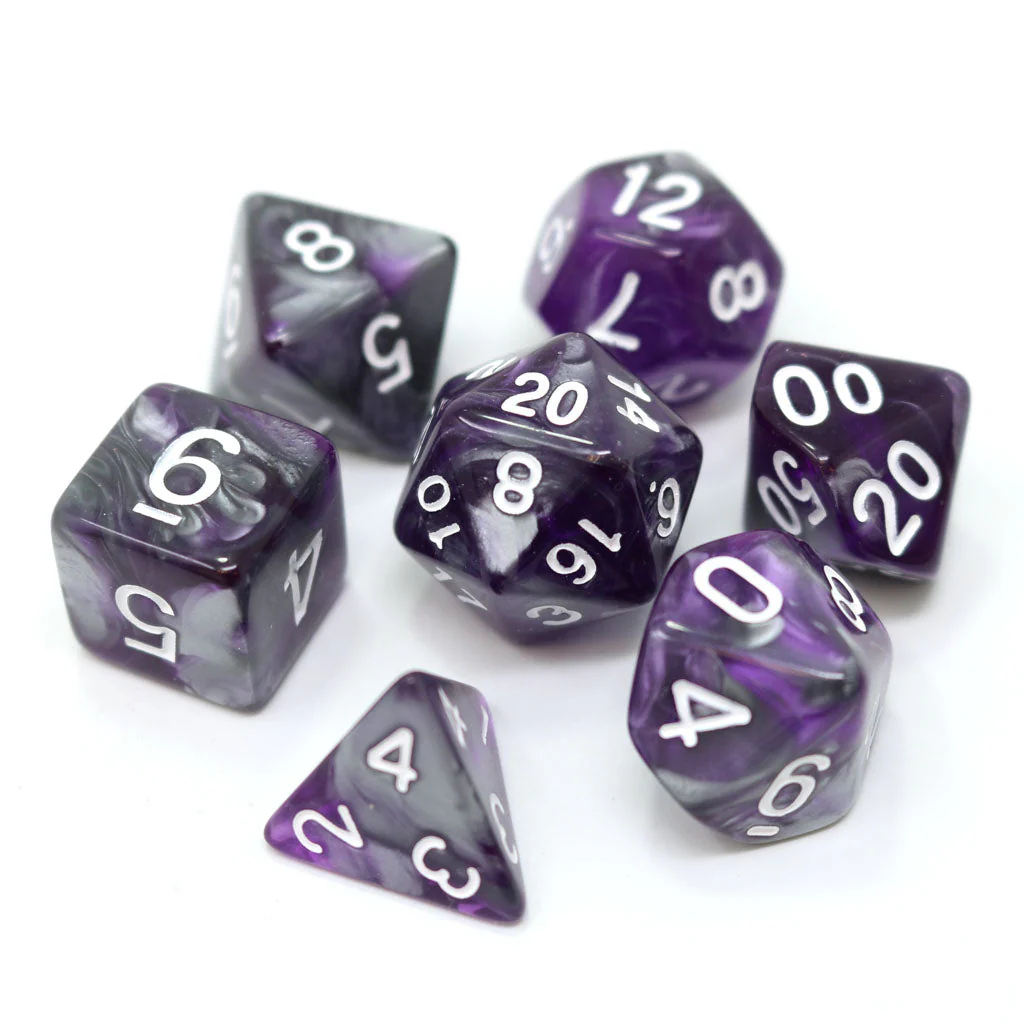 DARK CRYSTAL 7PC RPG DICE SET