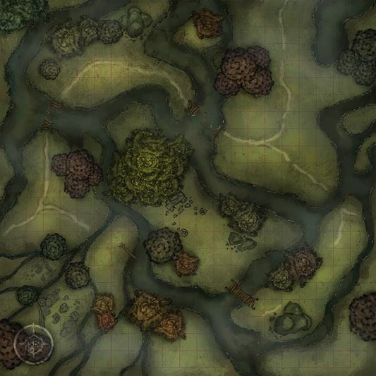 BATTLECLOTH MAP: DARK SWAMP