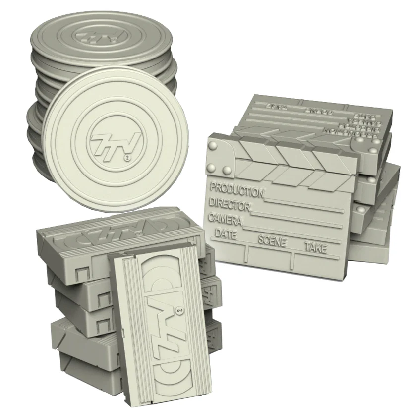 7 TV DELUXE PLOT TOKENS