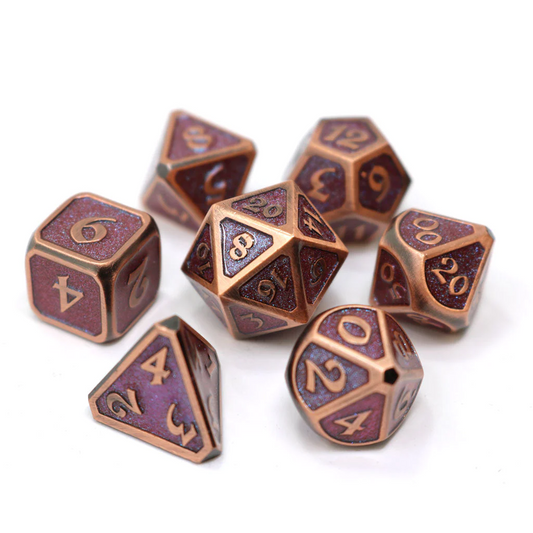 MYTHICA DESERT MELODY RPG 7PC METAL DICE SET