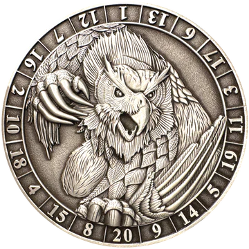 GOLIATH DICE COIN - D20 OWLBEAR