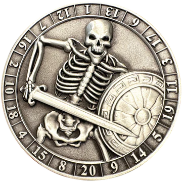 GOLIATH DICE COIN - D20 SKELETON