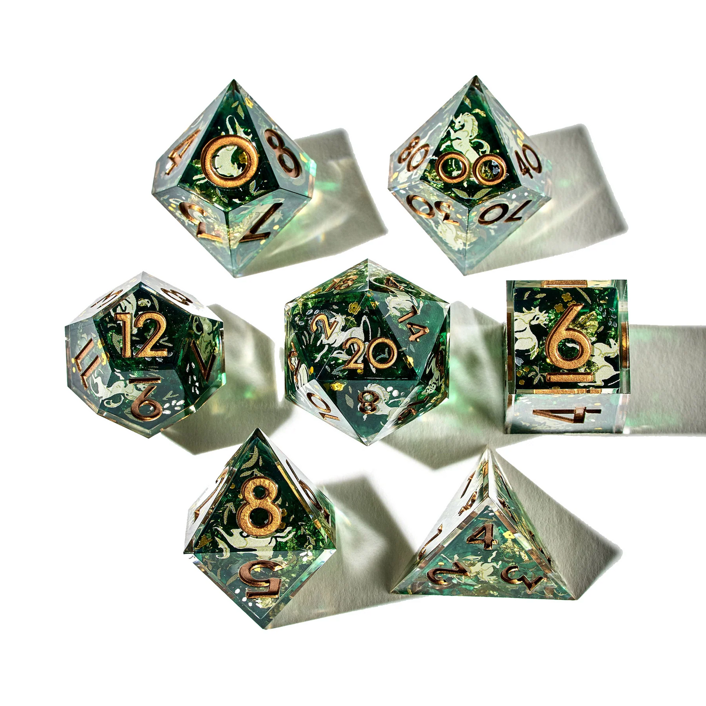 DISPEL HUNT OF THE UNICORN ICONIC 7PC DICE SET