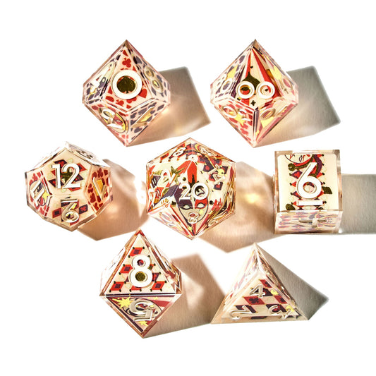 DISPEL HARLEQUINN 7PC DICE SET