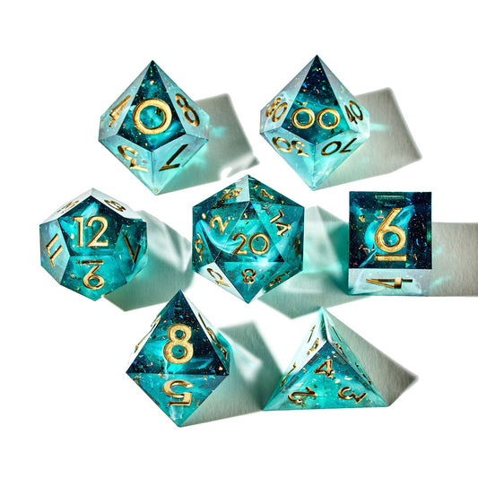 DISPEL SEAFOAM 7PC DICE SET