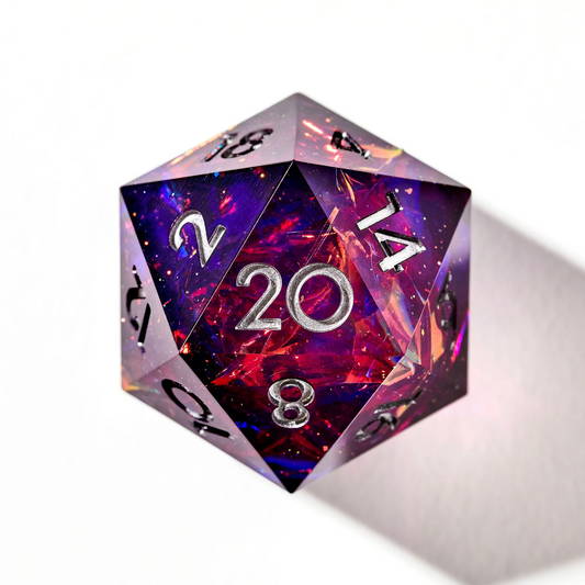 DISPEL AMETHYST SKIES 7PC DICE SET