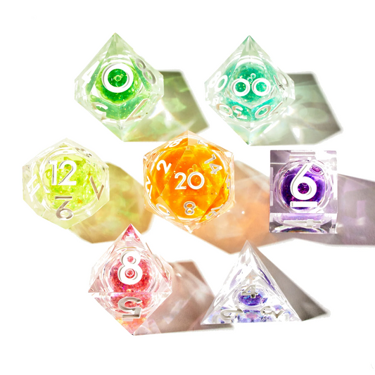 DISPEL CHROMATIC ORB LIQUID CORE 7PC DICE SET