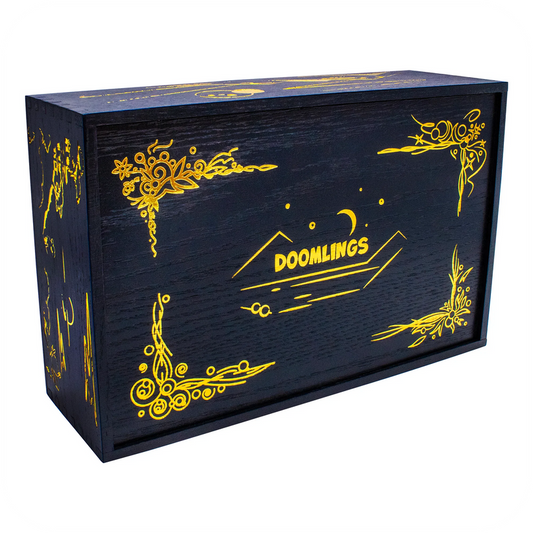DOOMLINGS WOODEN COLLECTOR'S BOX