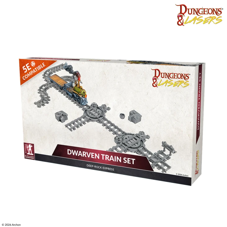 DUNGEONS & LASERS DWARVEN TRAIN SET