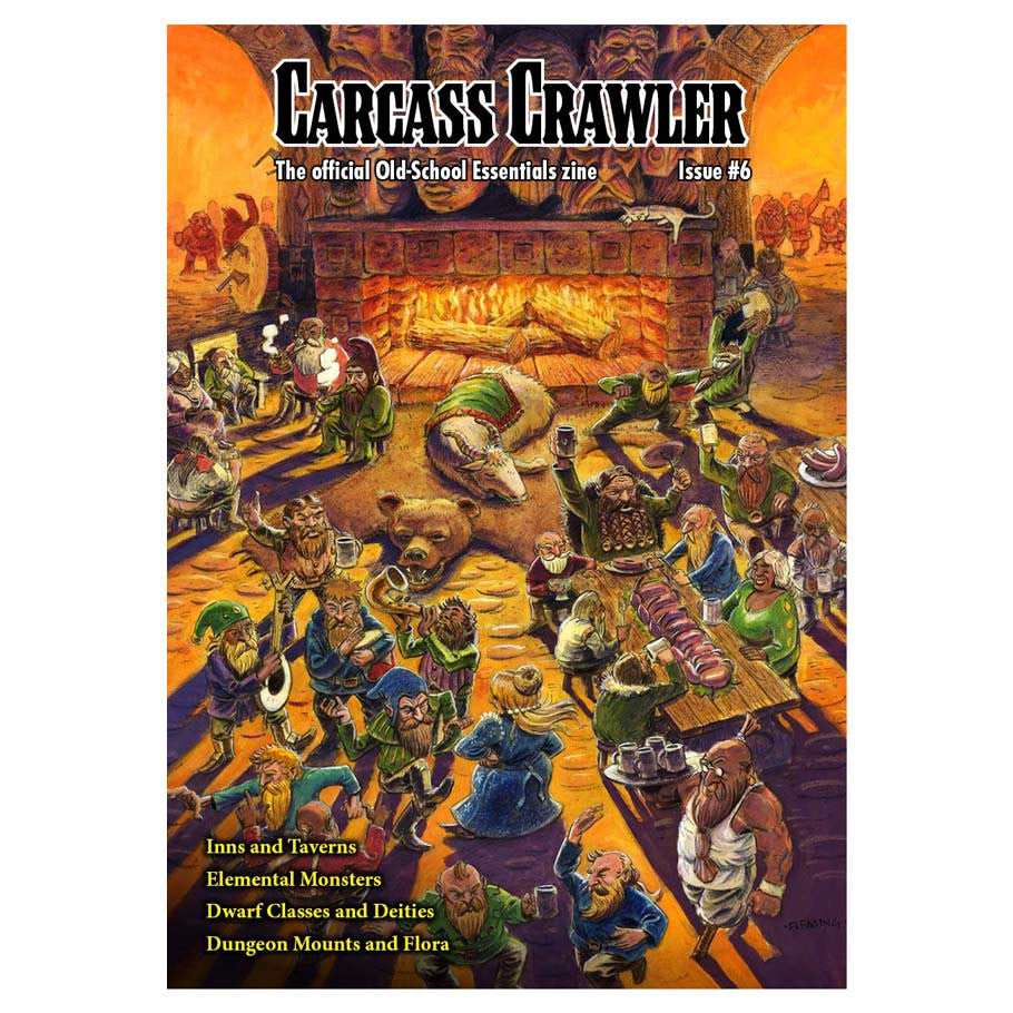 CARCASS CRAWLER #6: OFFICIAL OSR ZINE
