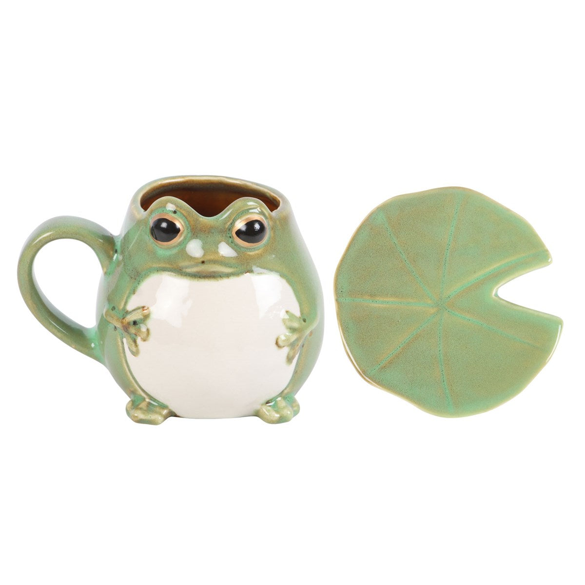 FROG AND LILYPAD MUG AND SAUCER