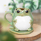 FROG AND LILYPAD MUG AND SAUCER