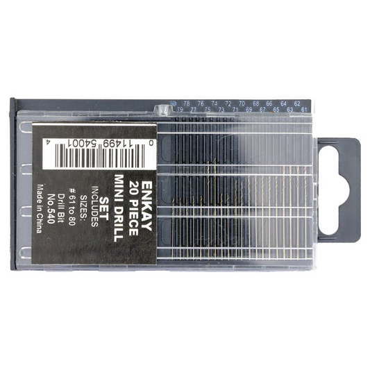 ENKAY MINI DRILL BIT SET 20pc