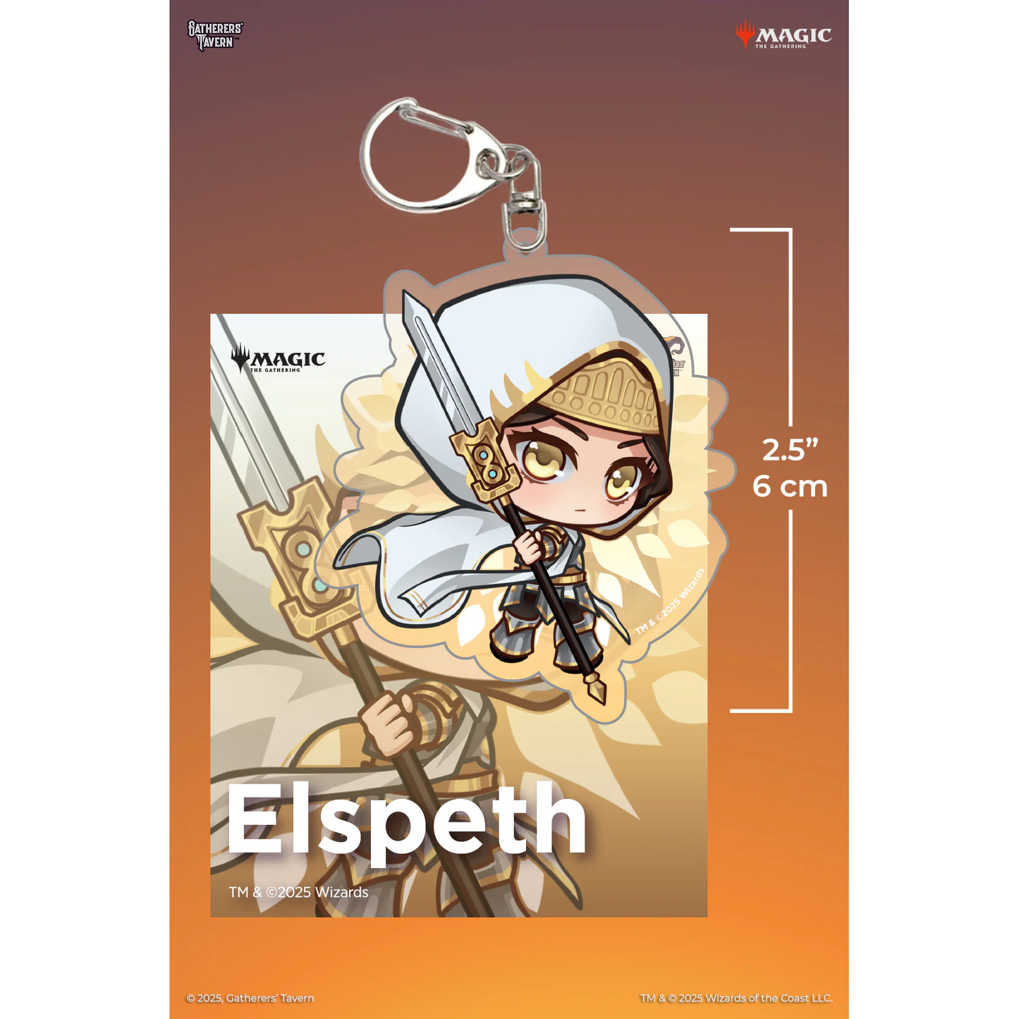 MTG PLANESWALKER ACRYLIC KEYCHAIN